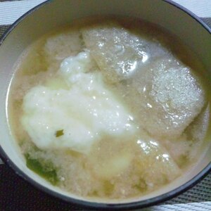 大和芋のお味噌汁